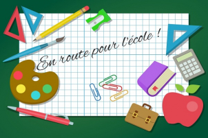 La rentrée, c'est le premier septembre, lire le calendrier des vacances...