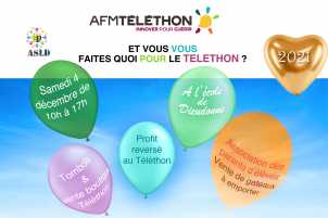 Média réf. 6304 (1/1): Stand au profit du téléthon Média réf. 6304 (1/1): Stand au profit du téléthon