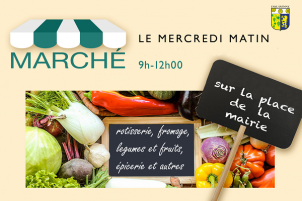 Média réf. 6384 (1/1): NOUVEAU, marché sur la place de la mairie Média réf. 6384 (1/1): NOUVEAU, marché sur la place de la mairie