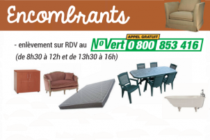 Média réf. 6673 (1/1): Enlèvement des encombrants sur RDV, lire la suite...