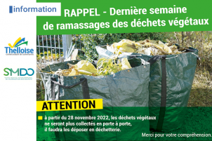 Média réf. 6693 (1/1): Dernière semaine, des collectes des déchets végétaux... Média réf. 6693 (1/1): Dernière semaine, des collectes des déchets végétaux...