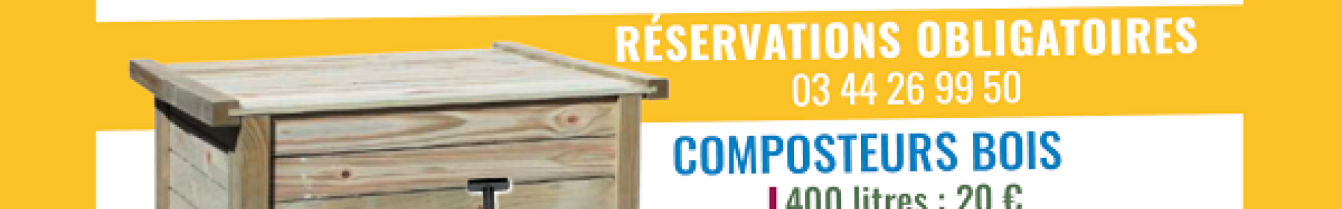 La thélloise organise la vente de composteurs le 23 mars 2023