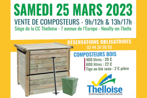 Média réf. 6713 (1/1): La thélloise organise la vente de composteurs le 23 mars 2023