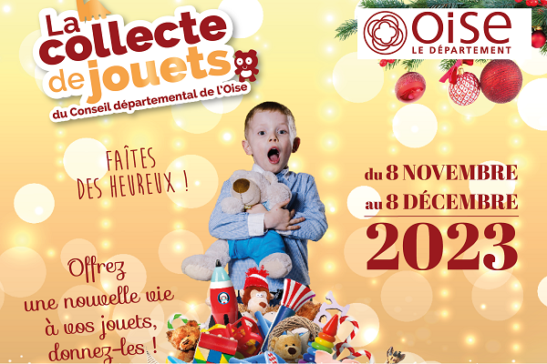 Collecte de jouets du département, lire le PDF...