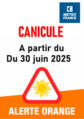 Alerte orange canicule 