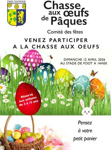 Chasse aux Oeufs le 12 Avril 2026