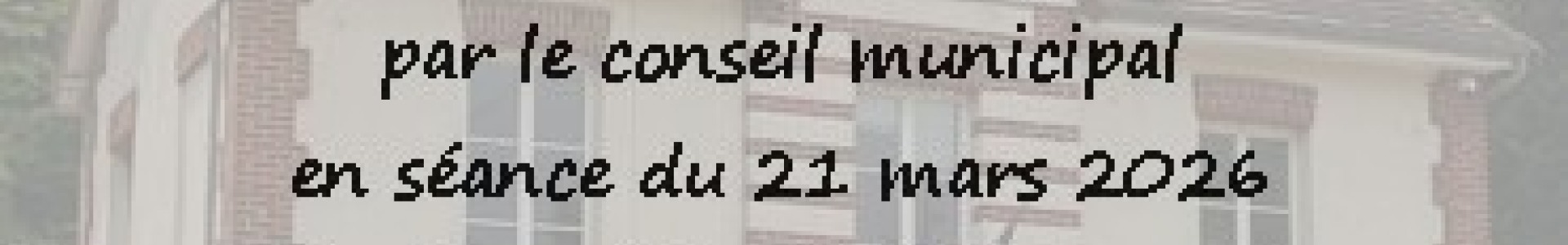 Liste des délibérations du 21 mars 2026