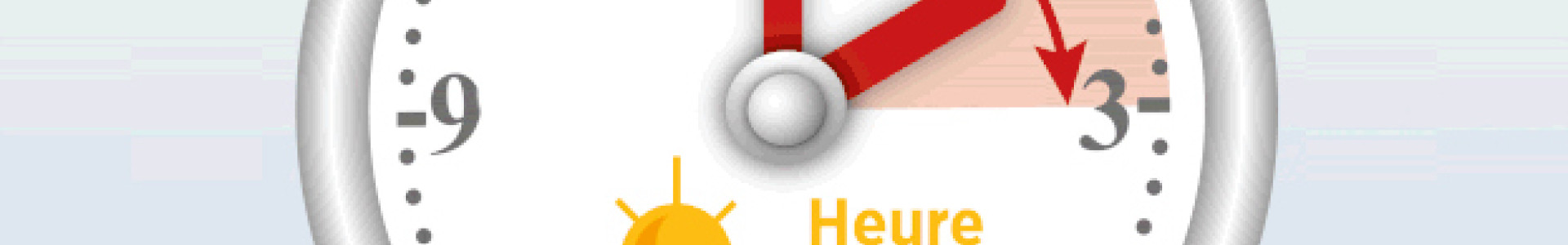 Le 29 Mars, passage à l'heure d'été