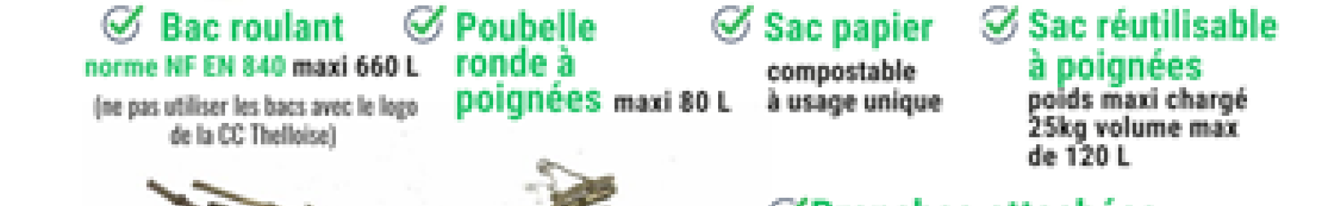 Reprise de la collecte des déchets verts