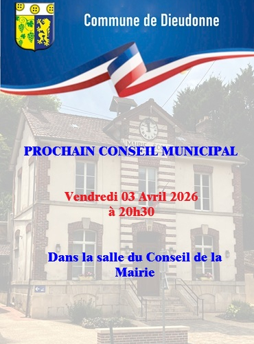 Avis de réunion du Conseil Municipal le 03-04-2026
