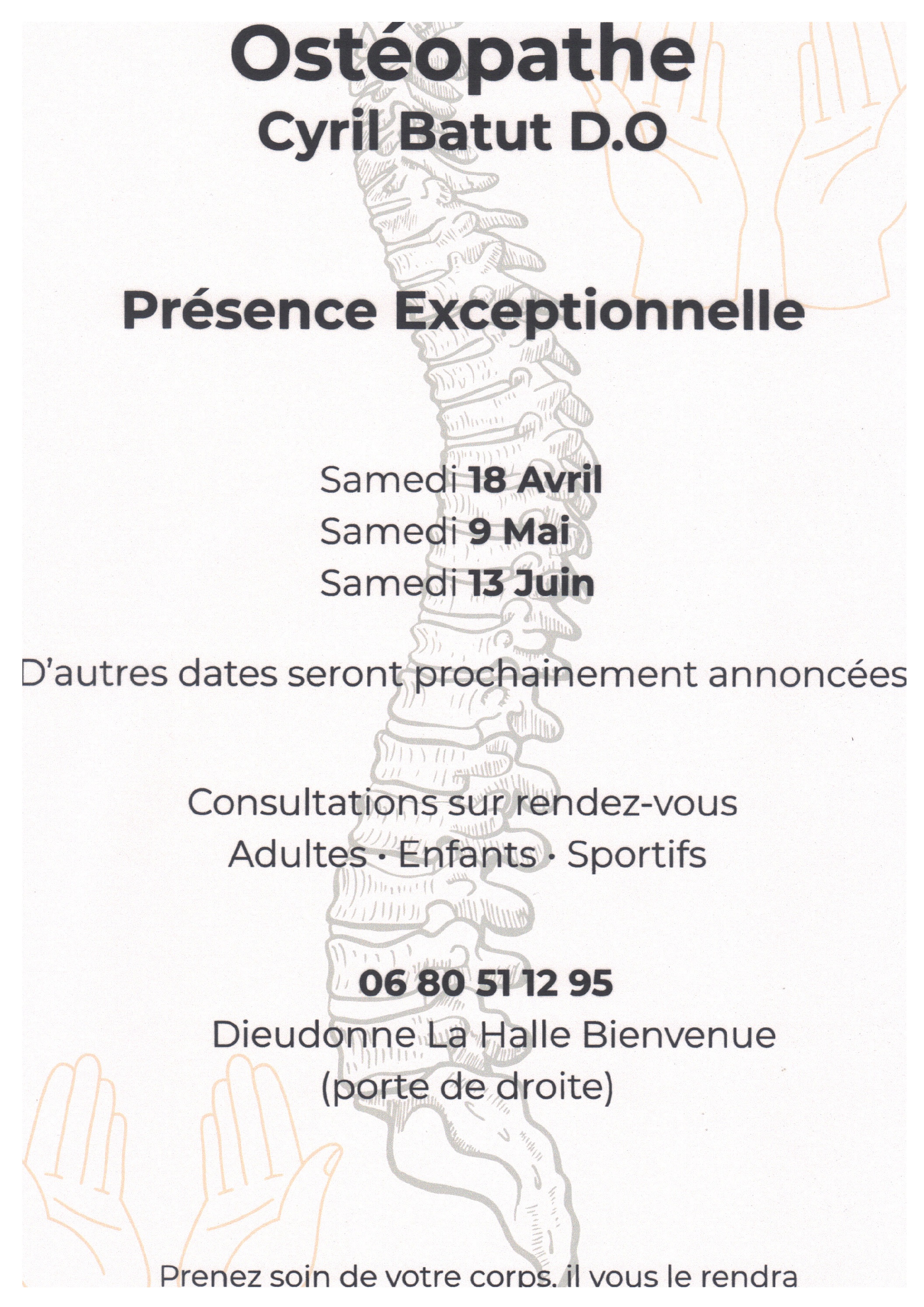 Média réf. 7043 (2/2): Consultations Ostéopathie