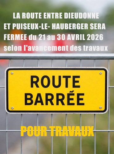 Travaux route de Puiseux-le-Hauberger
