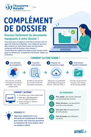 CPAM Envoyez facilement les documents manquant à votre dossier