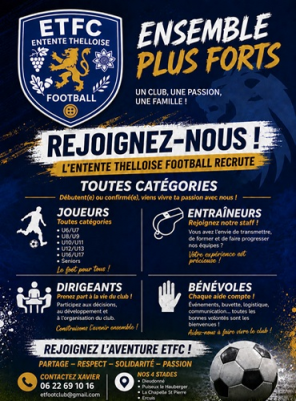 Rejoignez l'équipe de l'ETFC !