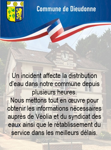 Interruption de la fourniture d'eau le 28-06-2026