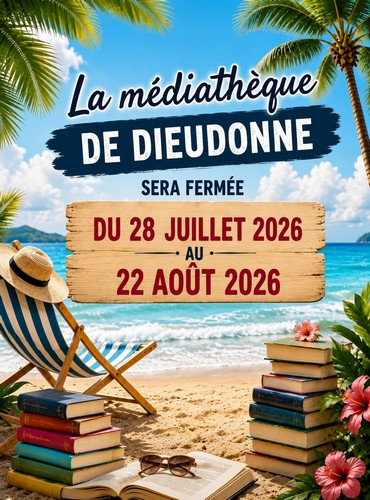 Fermeture estivale de la Médiathèque