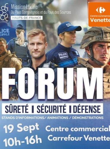 Forum le 19 septembre de 10h à 16h au Centre Carrefour Venette