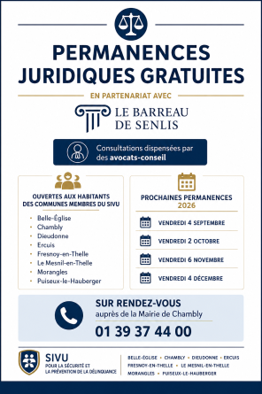 Permanences juridiques gratuites