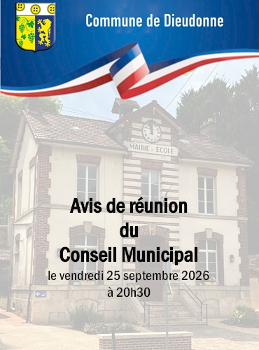 Ordre du jour CM du 25 Septembre 2026