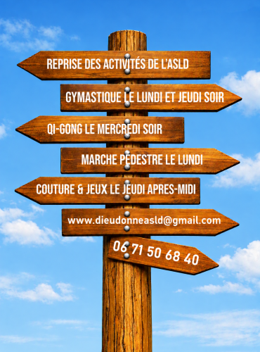Reprise des activités de l'ASLD